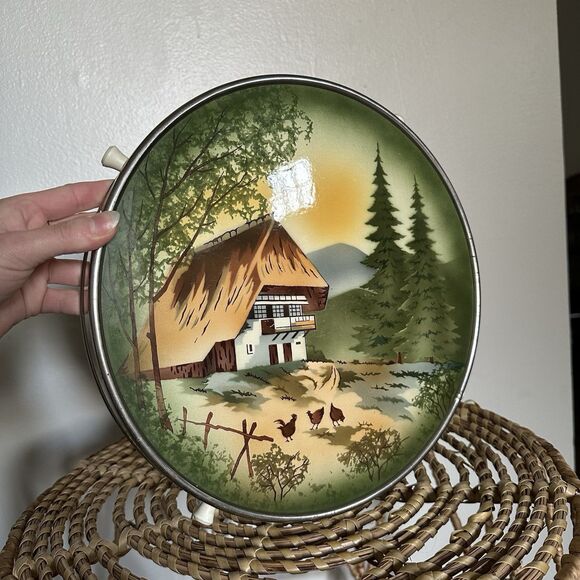 vintage Echt Keramik Grunstadt Ceramic serving and rotating tray - Picture 5 of 9